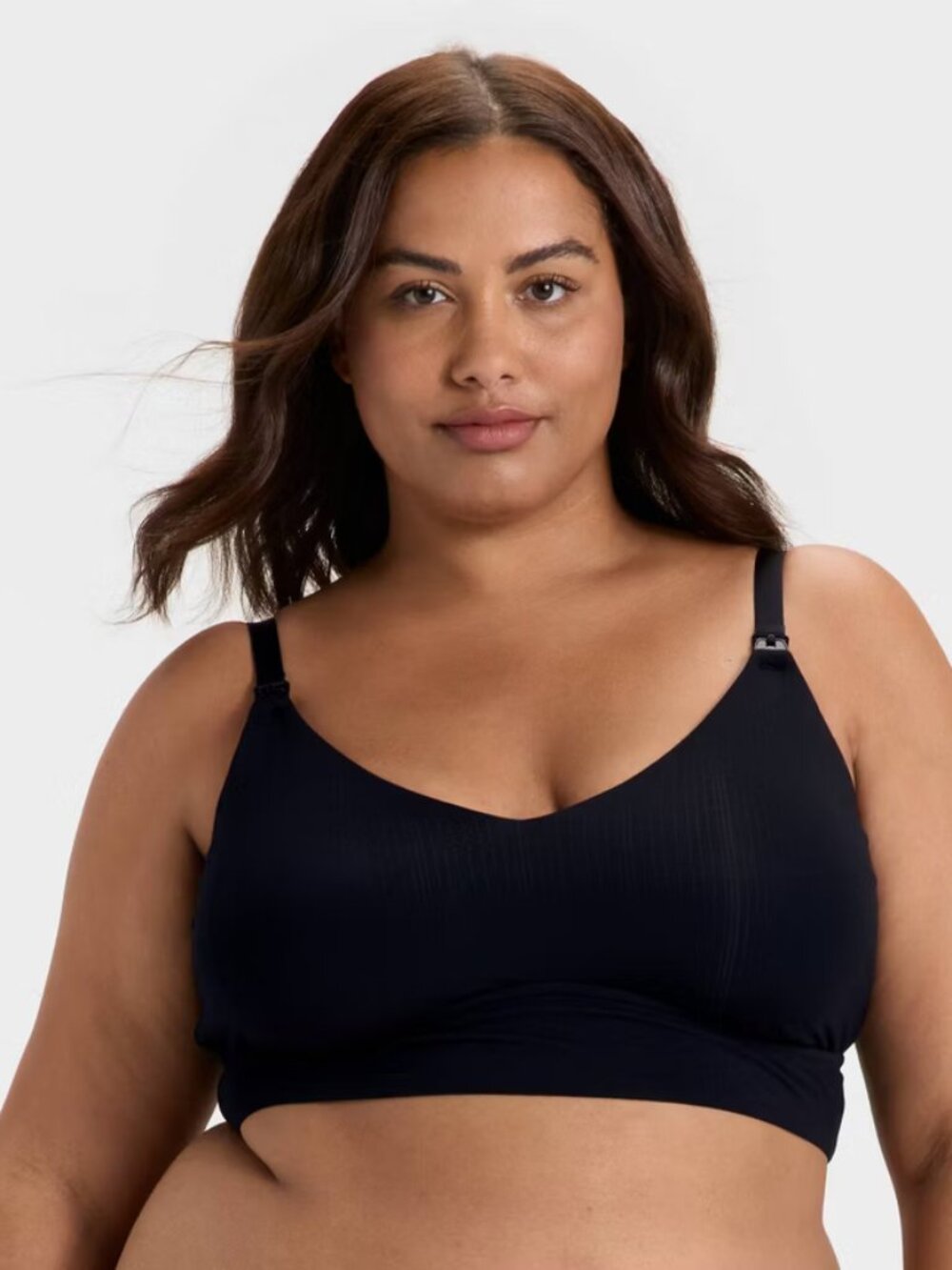 Women's Modal Blend Nursing Unlined Bralette - Auden Black S